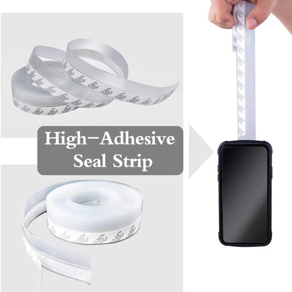 (Pack of 4) Waterproof Door Bottom Seal Strip