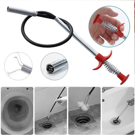 (Buy 1 Get 1 Free) Spring Pipe Dredging Remover Tools & Drain Cleaner Sticks