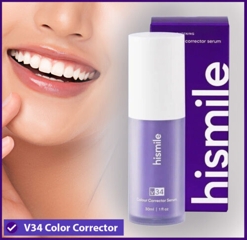 hiSmile , teeth brightening V34 Colour Corrector Serum (30ml) (Imported)