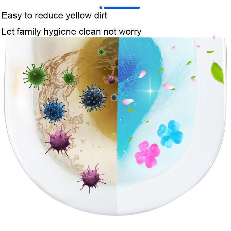 Toilet Gel Stamps with Different Floral Scents
