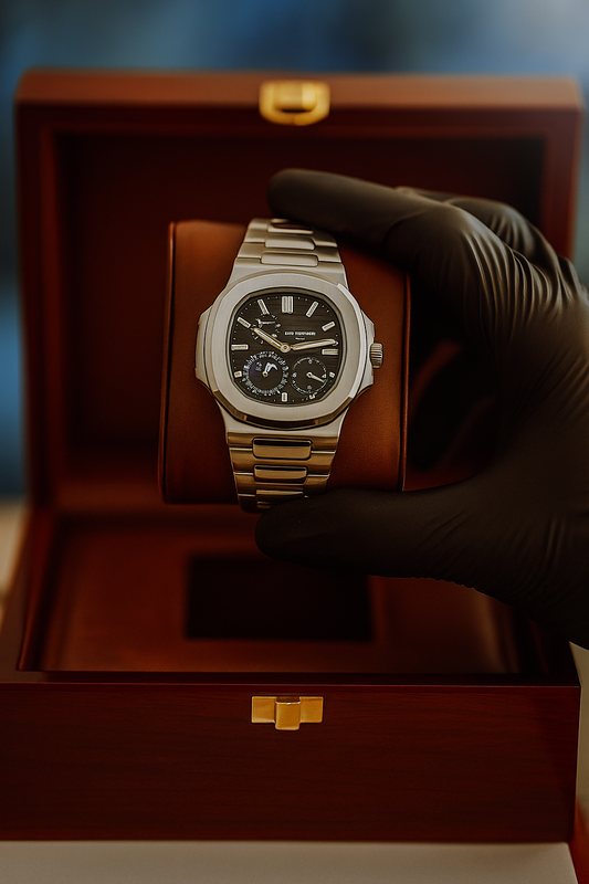 Luxury Patek Philippe Geneve Analog Watch for Men – Stainless Steel Design