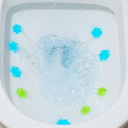 Toilet Gel Stamps with Different Floral Scents