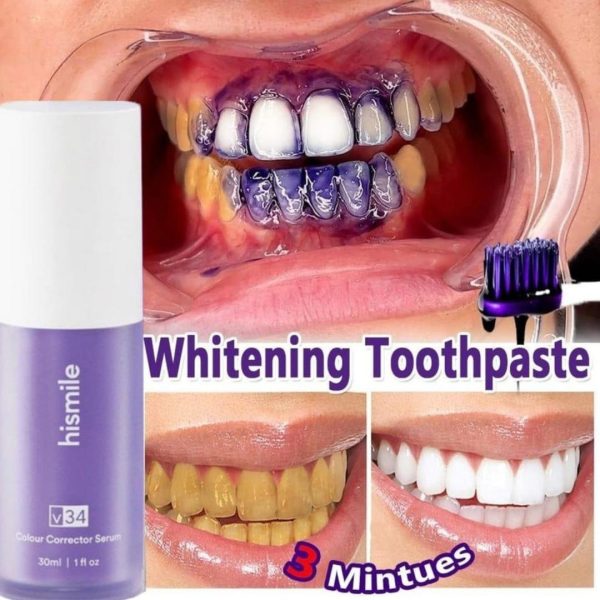 hiSmile    , teeth brightening V34 Colour Corrector Serum (30ml) (Imported)