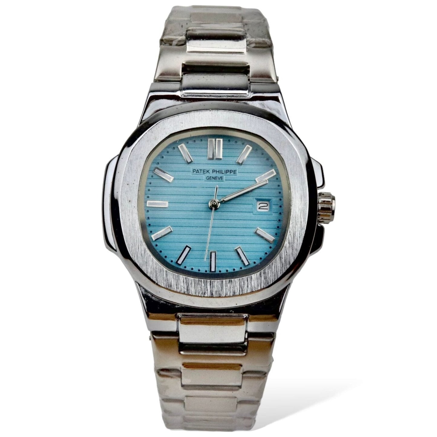 Luxury Patek Philippe Geneve Analog Watch for Men – Stainless Steel Design
