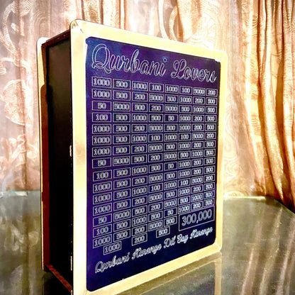 umraah Saver Box – 3 Lakh Goal Money Saving Box- RANDOM DESIGN